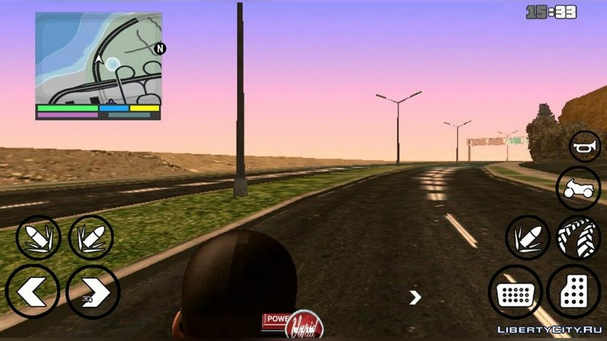 Скачать Прямоугольный радар для GTA San Andreas (iOS, Android)