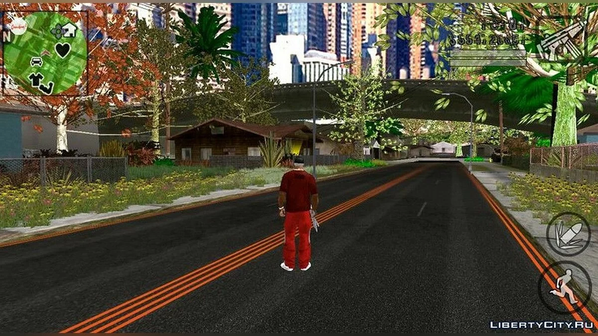 Увеличение растительности / GTA San Andreas (iOS, Android)