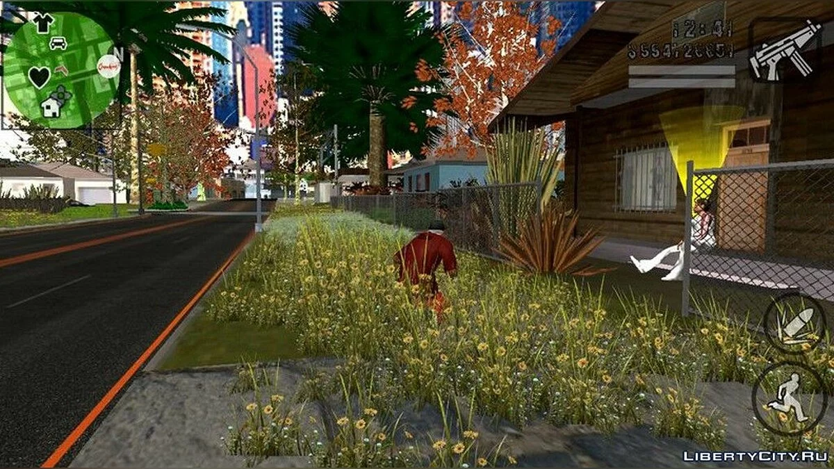Увеличение растительности / GTA San Andreas (iOS, Android)