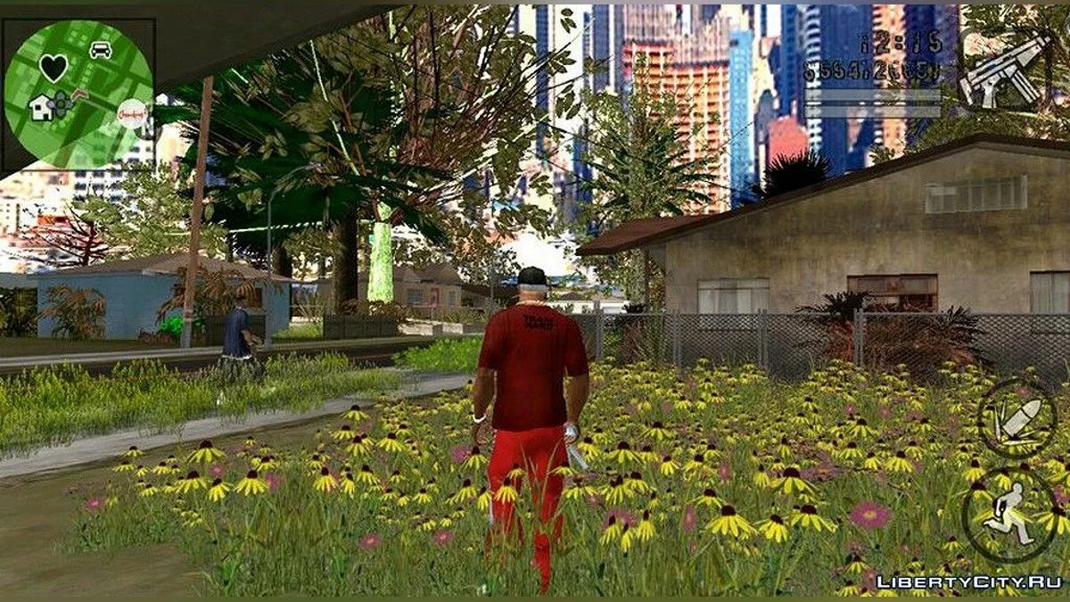 Увеличение растительности / GTA San Andreas (iOS, Android)