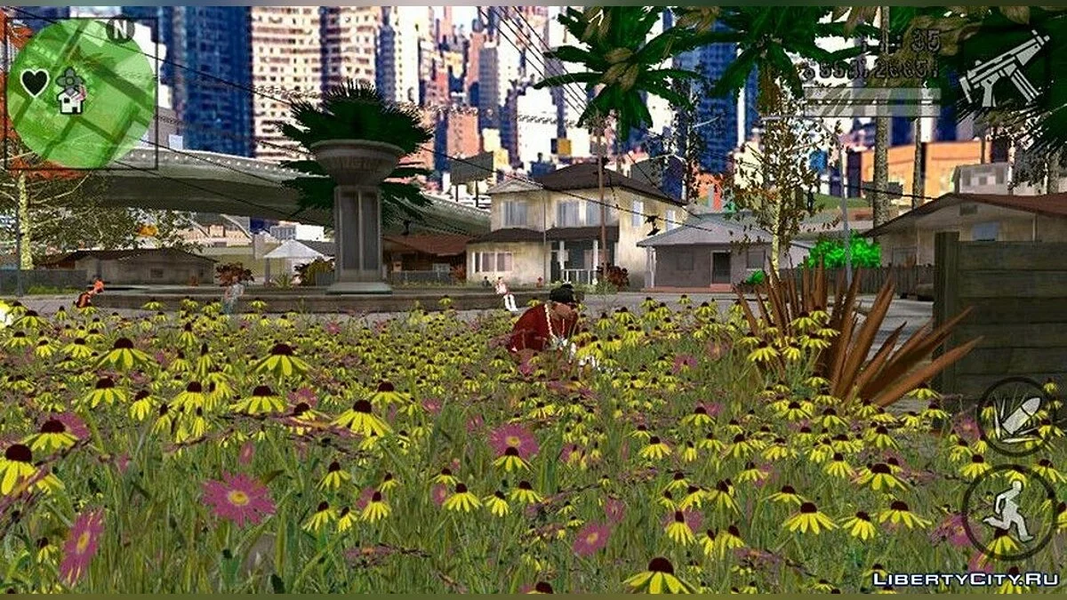 Увеличение растительности / GTA San Andreas (iOS, Android)