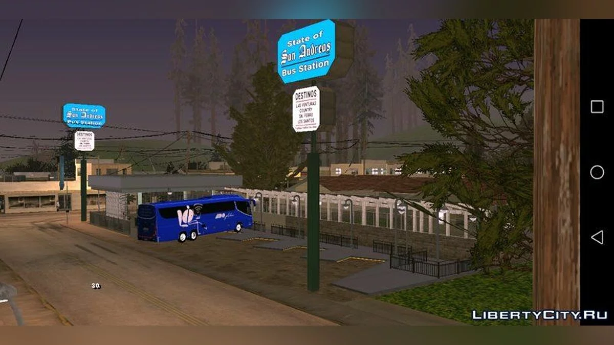 Автовокзал в деревне Palomino Creeck / GTA San Andreas (iOS, Android)
