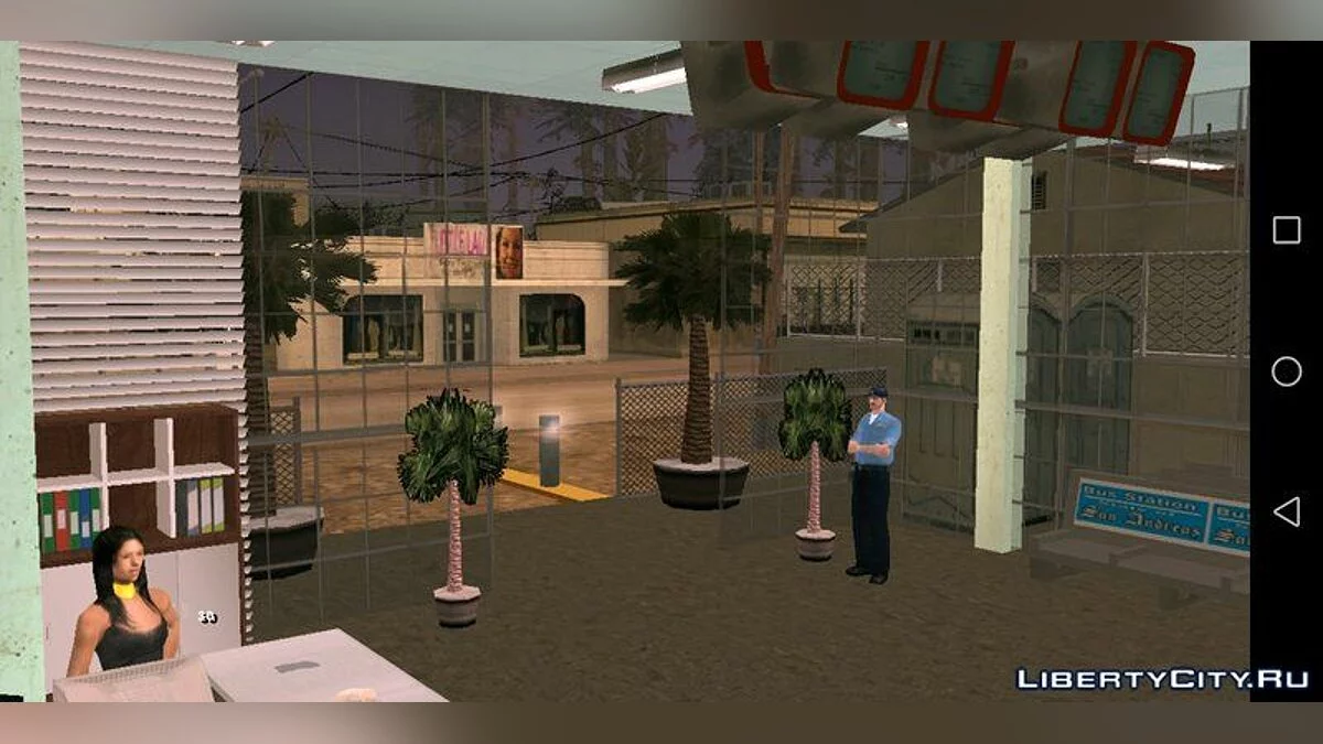 Автовокзал в деревне Palomino Creeck / GTA San Andreas (iOS, Android)