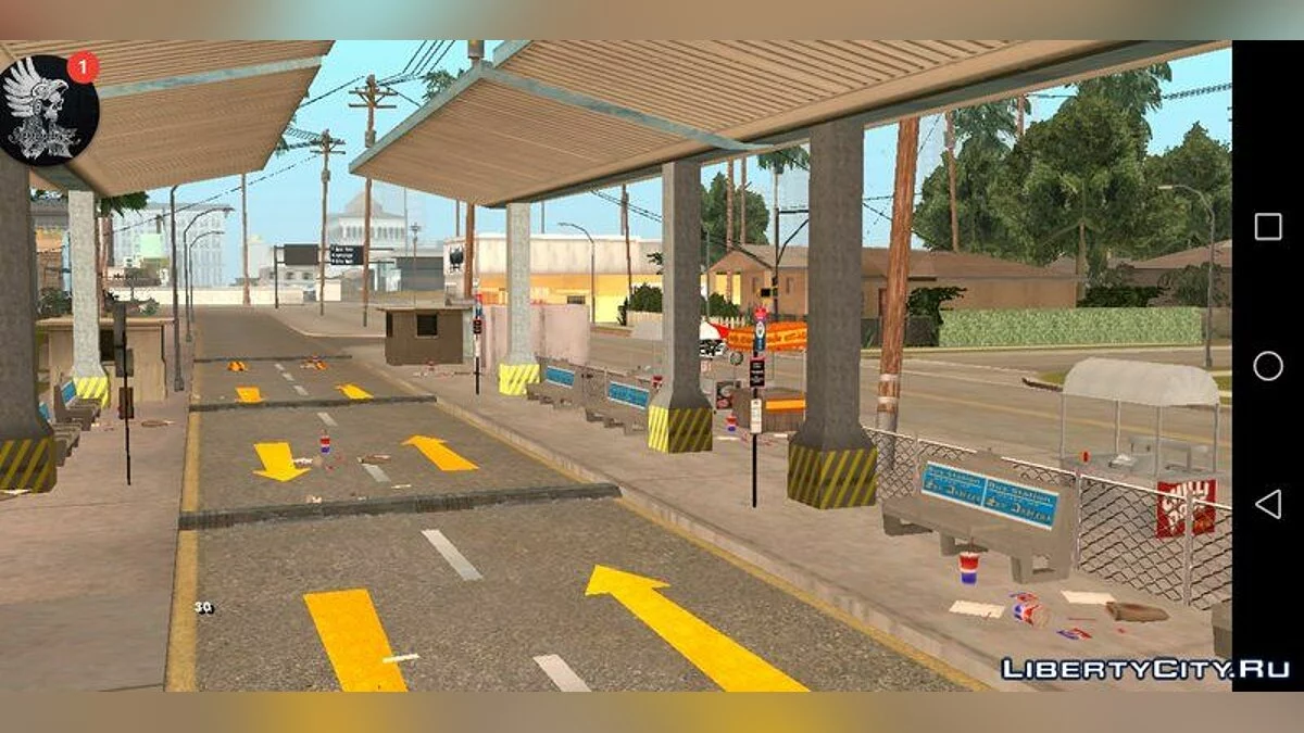 Вокзал в Los Santos / GTA San Andreas (iOS, Android)