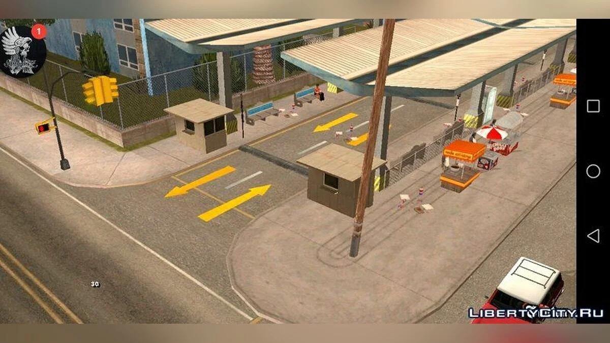 Вокзал в Los Santos / GTA San Andreas (iOS, Android)