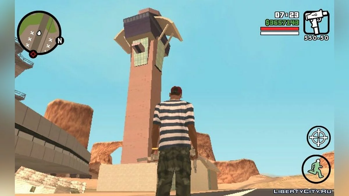 Восстановленный аэропорт в Verdant Meadows / GTA San Andreas (iOS, Android)