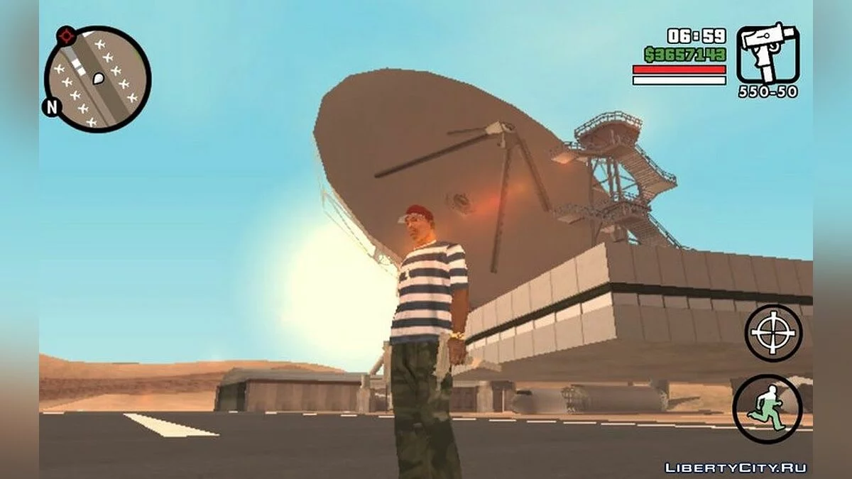 Восстановленный аэропорт в Verdant Meadows / GTA San Andreas (iOS, Android)