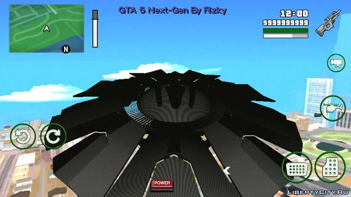 НЛО со звуковыми эффектами / GTA San Andreas (iOS, Android)