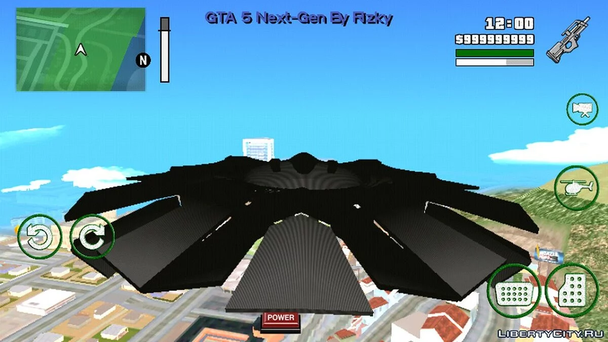 НЛО со звуковыми эффектами / GTA San Andreas (iOS, Android)