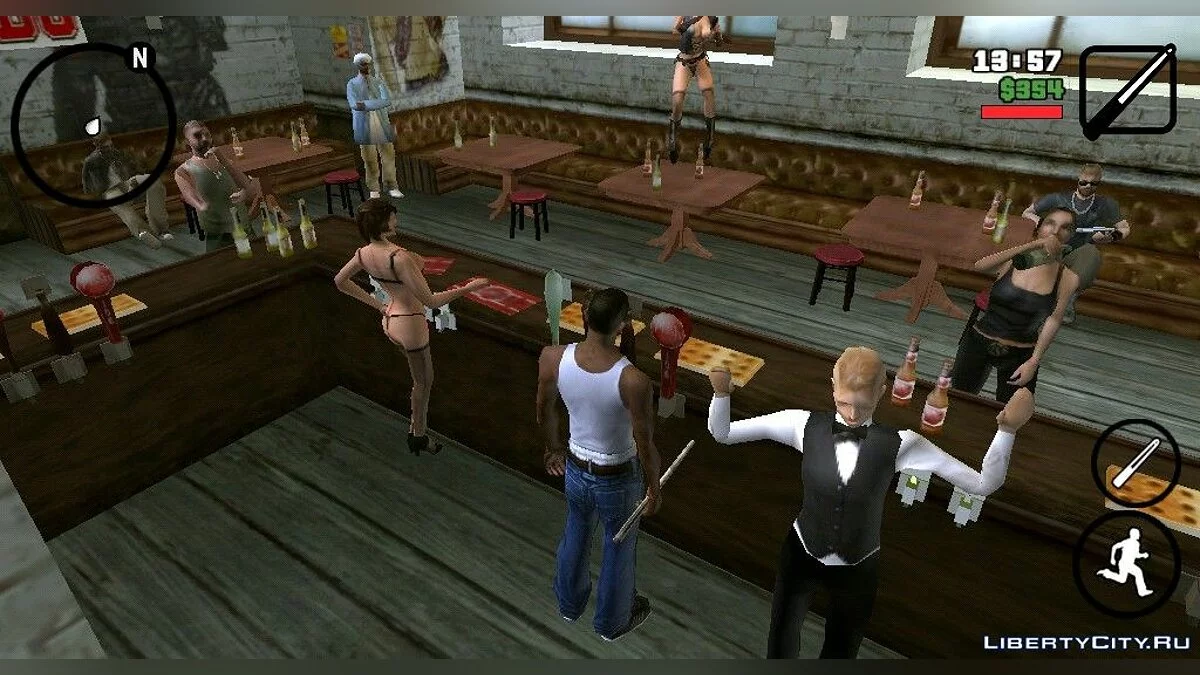 Реалистичный бар "Ten Green Bottles" / GTA San Andreas (iOS, Android)