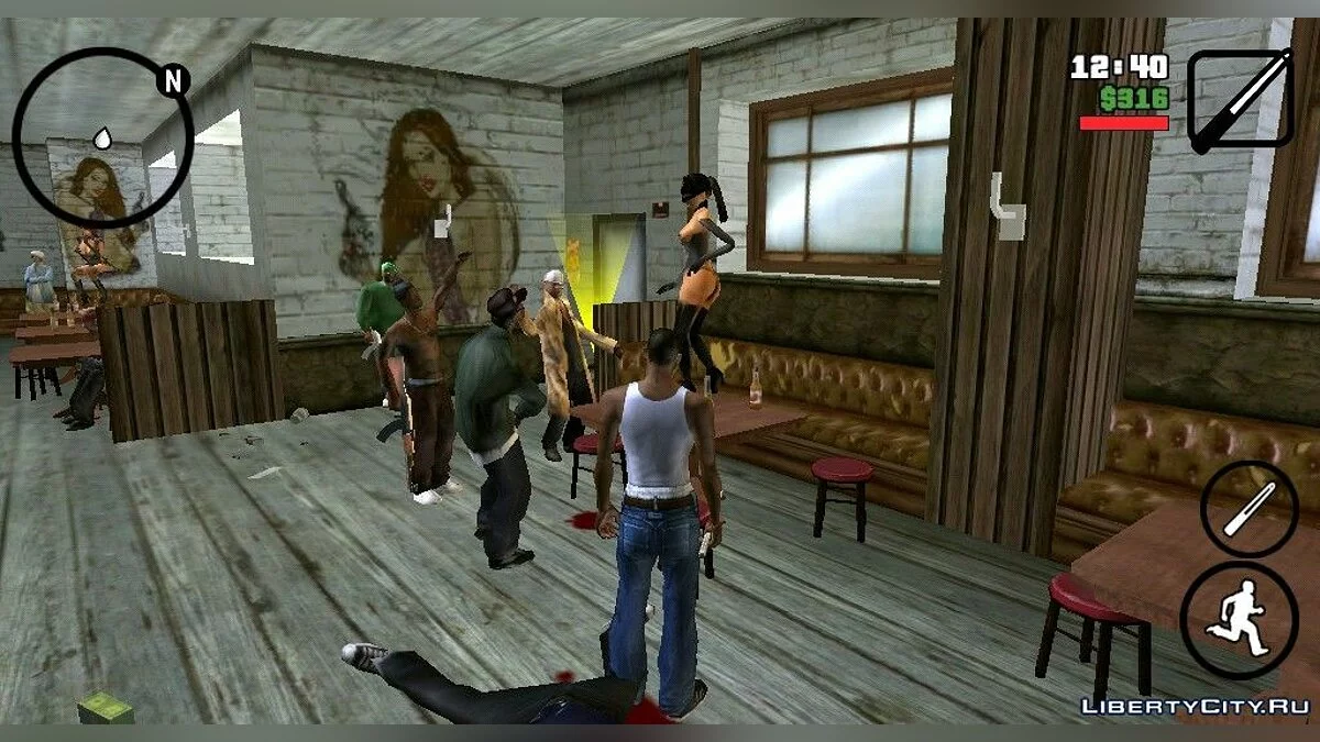 Реалистичный бар "Ten Green Bottles" / GTA San Andreas (iOS, Android)