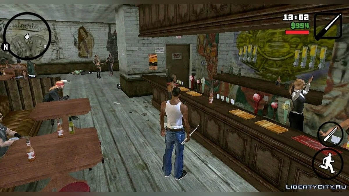 Реалистичный бар "Ten Green Bottles" / GTA San Andreas (iOS, Android)