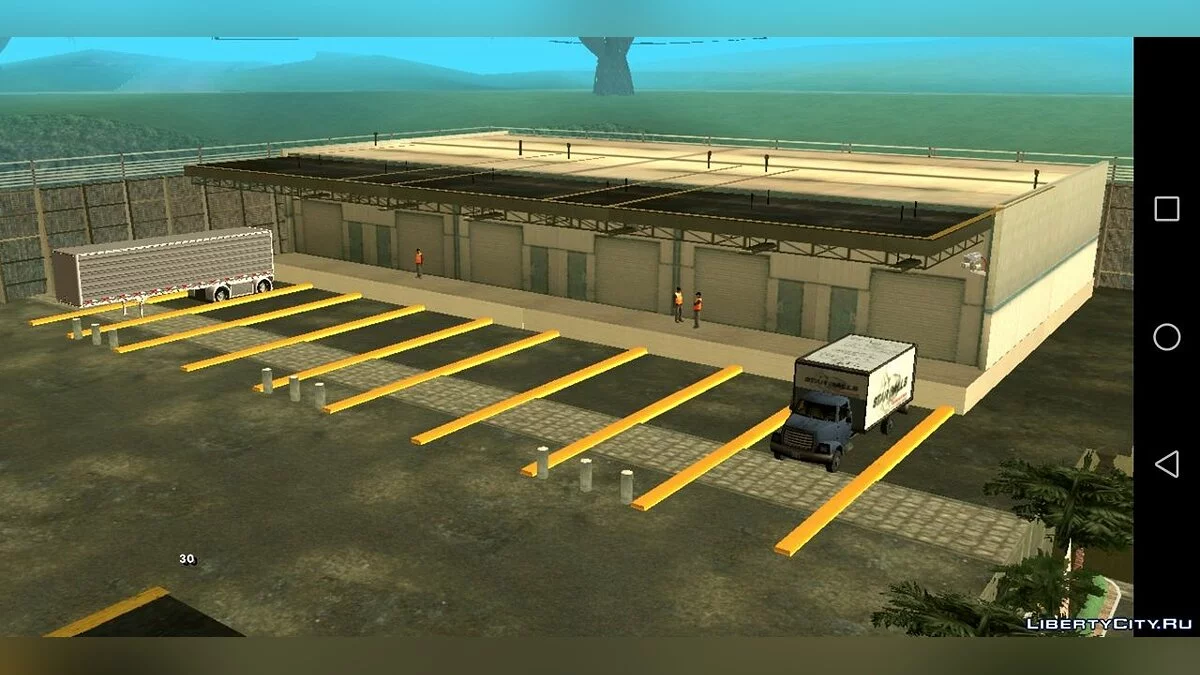 Грузовой терминал на Флинт-каунти / GTA San Andreas (iOS, Android)