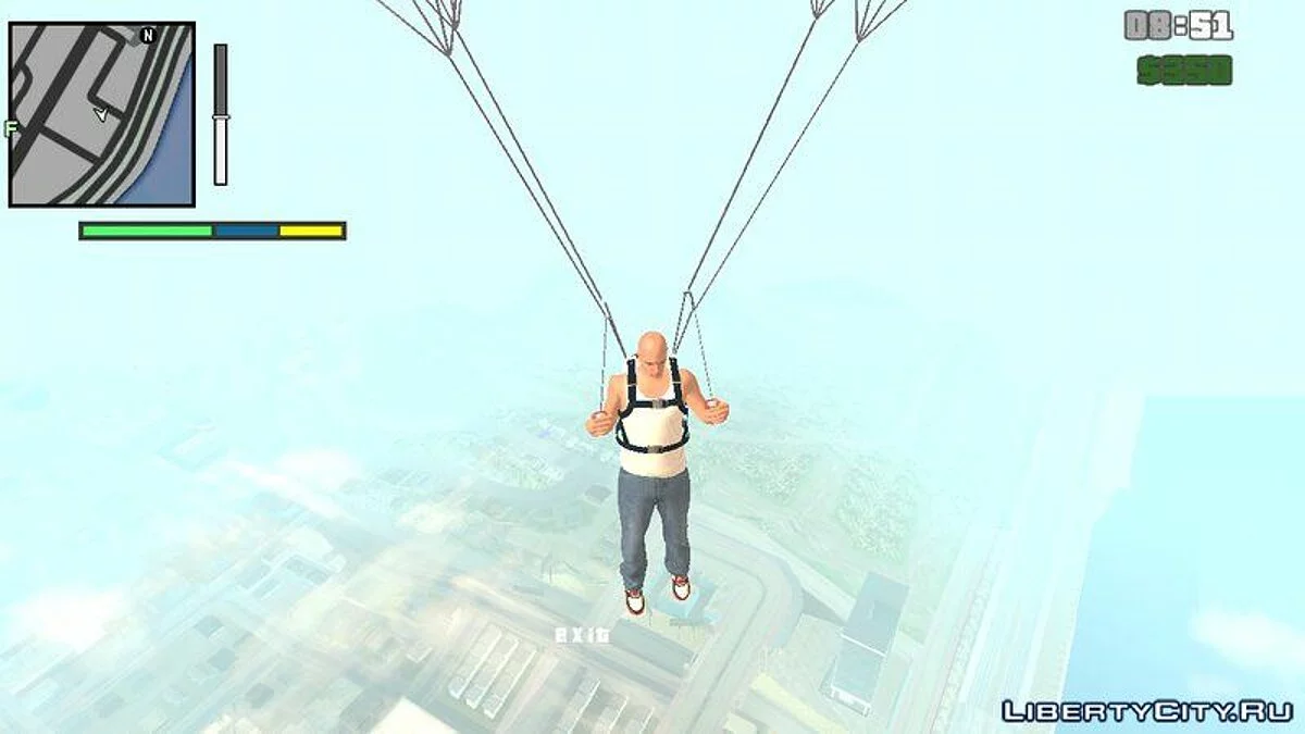 Парашют из GTA 5 / GTA San Andreas (iOS, Android)