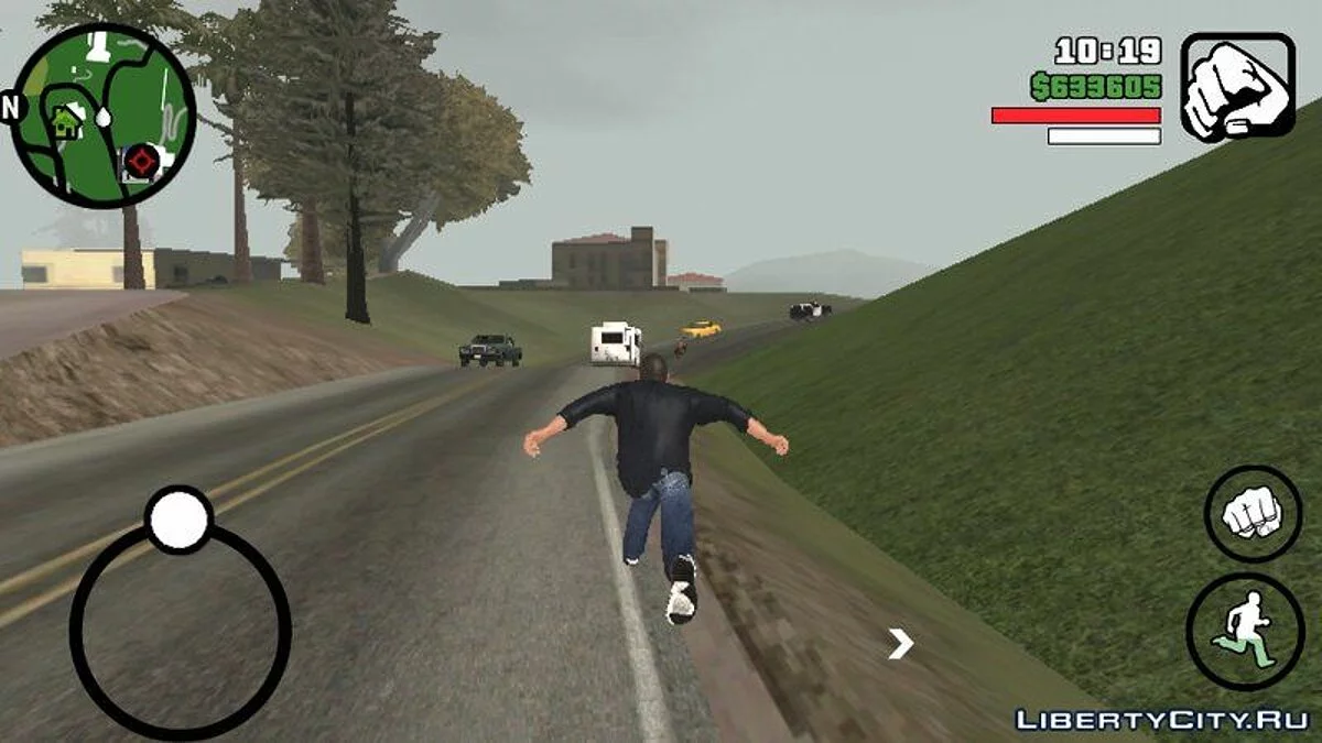 Анимация передвижения как у Соника / GTA San Andreas (iOS, Android)