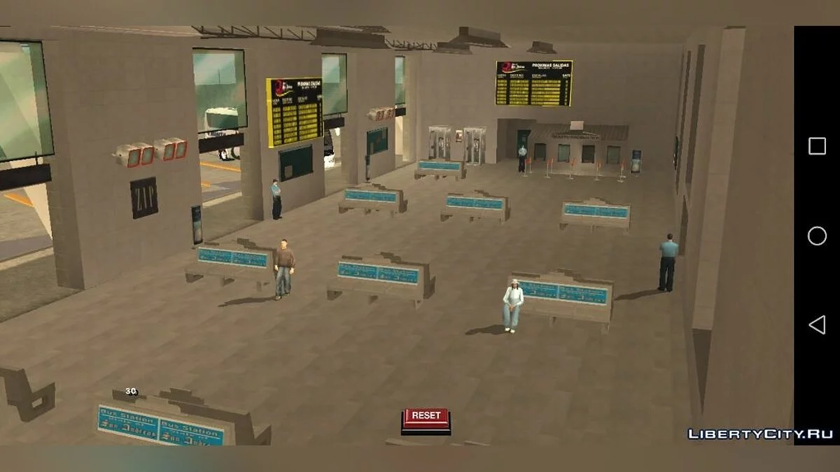 Автовокзал в Лос Сантосе / GTA San Andreas (iOS, Android)