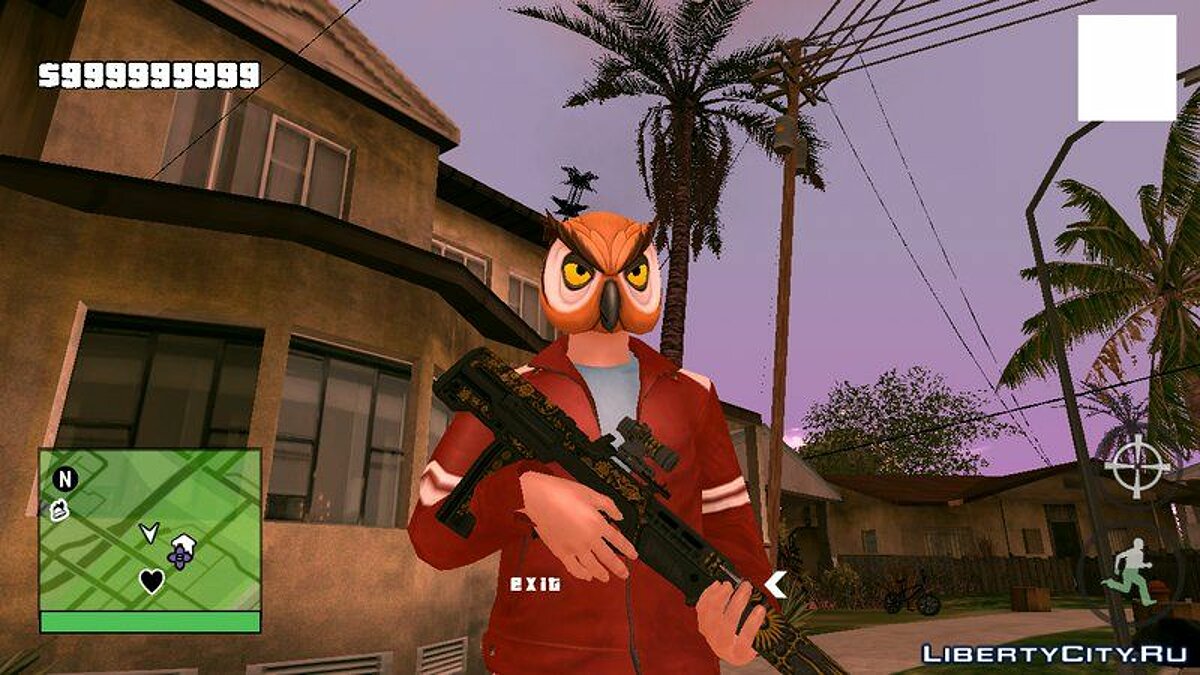 Скачать Квадратный радар для GTA San Andreas (iOS, Android)