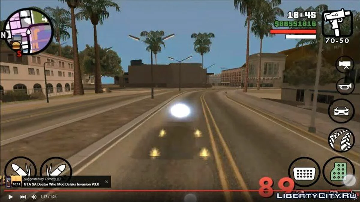 Назад в будущее - сборник модов / GTA San Andreas (iOS, Android)