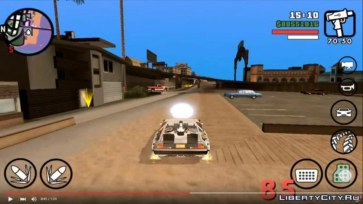 Назад в будущее - сборник модов / GTA San Andreas (iOS, Android)