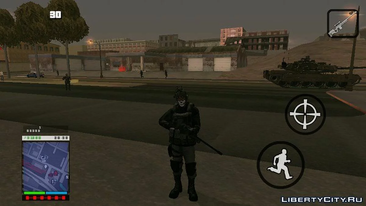 Новый HUD / GTA San Andreas (iOS, Android)