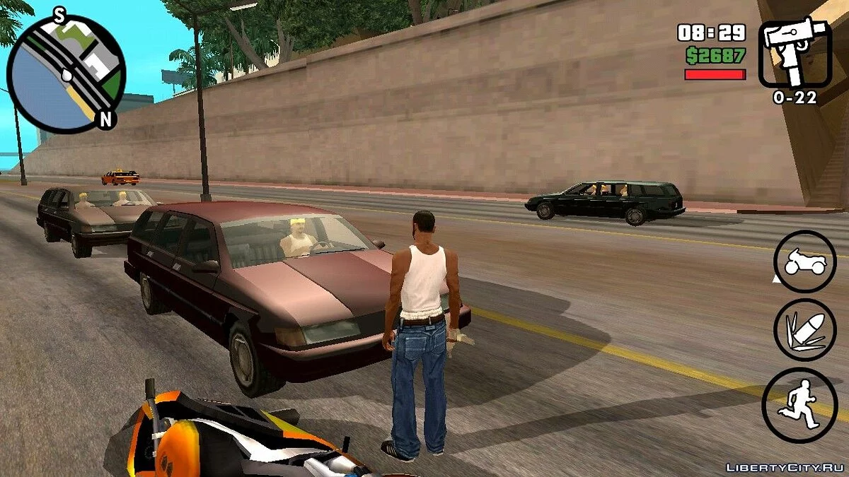 Разный транспорт для банд / GTA San Andreas (iOS, Android)