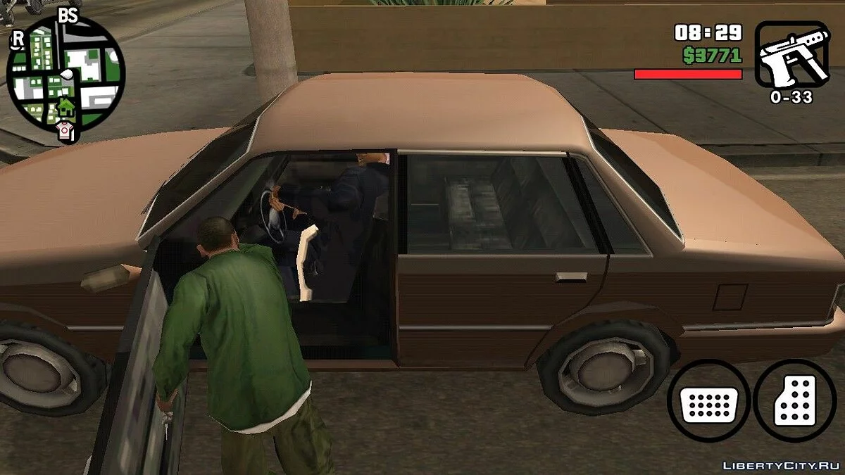 Разный транспорт для банд / GTA San Andreas (iOS, Android)