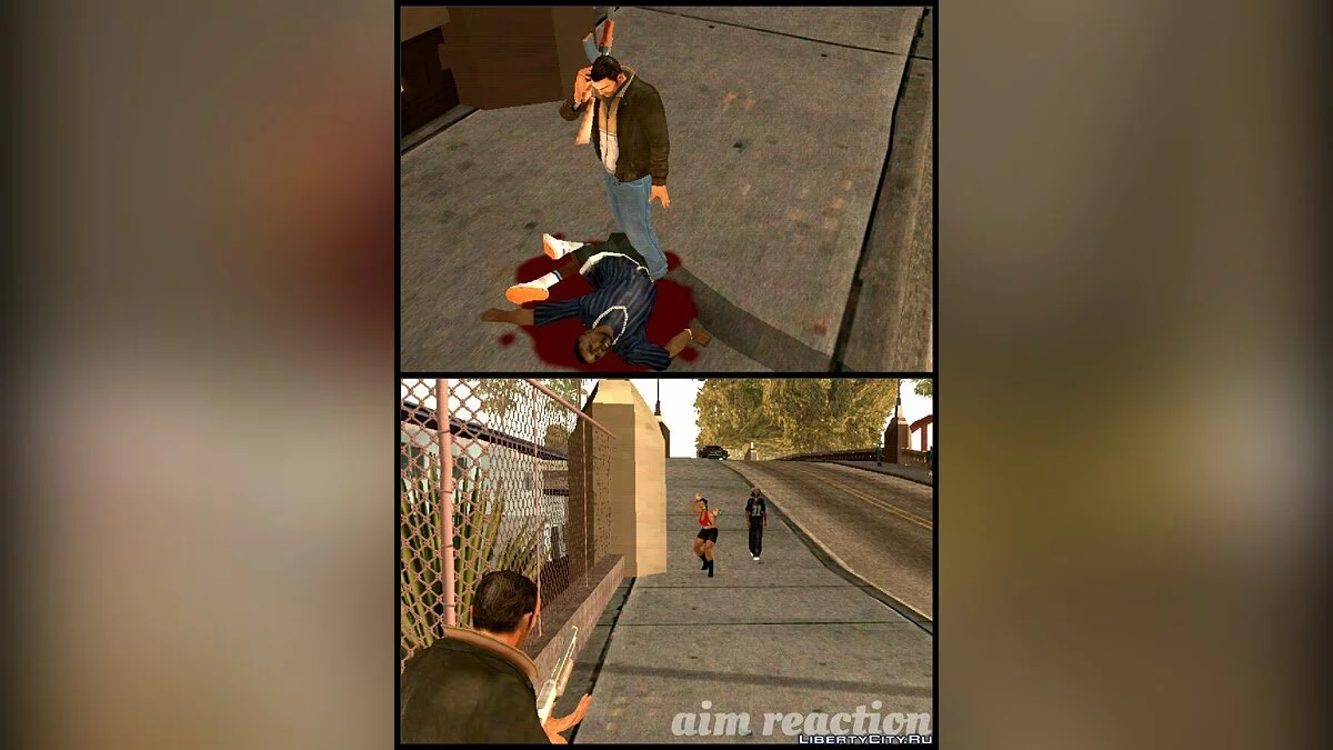 Реалистичные анимации / GTA San Andreas (iOS, Android)