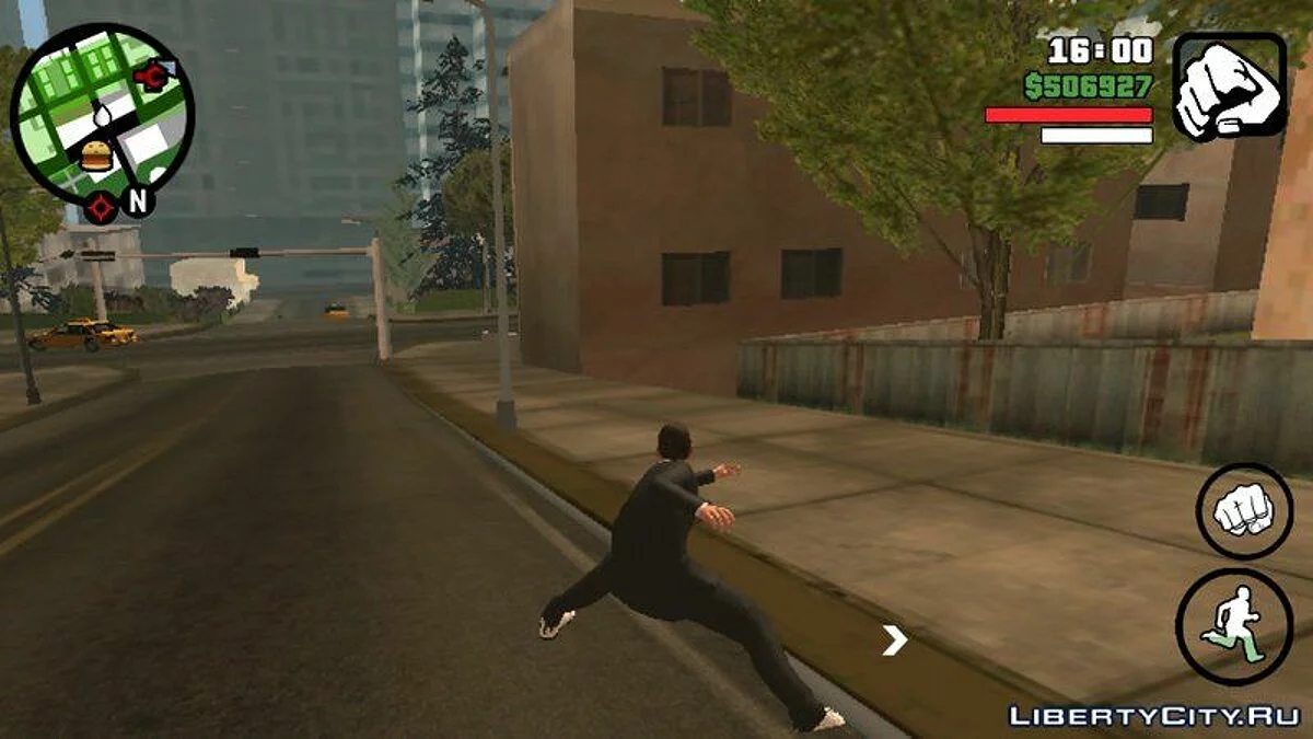 Стиль битвы Человека-паука / GTA San Andreas (iOS, Android)
