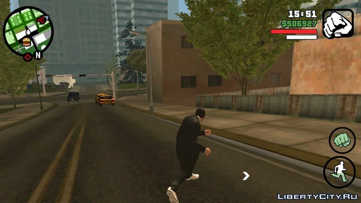 Стиль битвы Человека-паука / GTA San Andreas (iOS, Android)