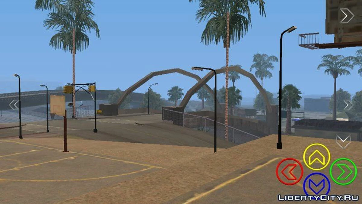 Уменьшенные кнопки / GTA San Andreas (iOS, Android)
