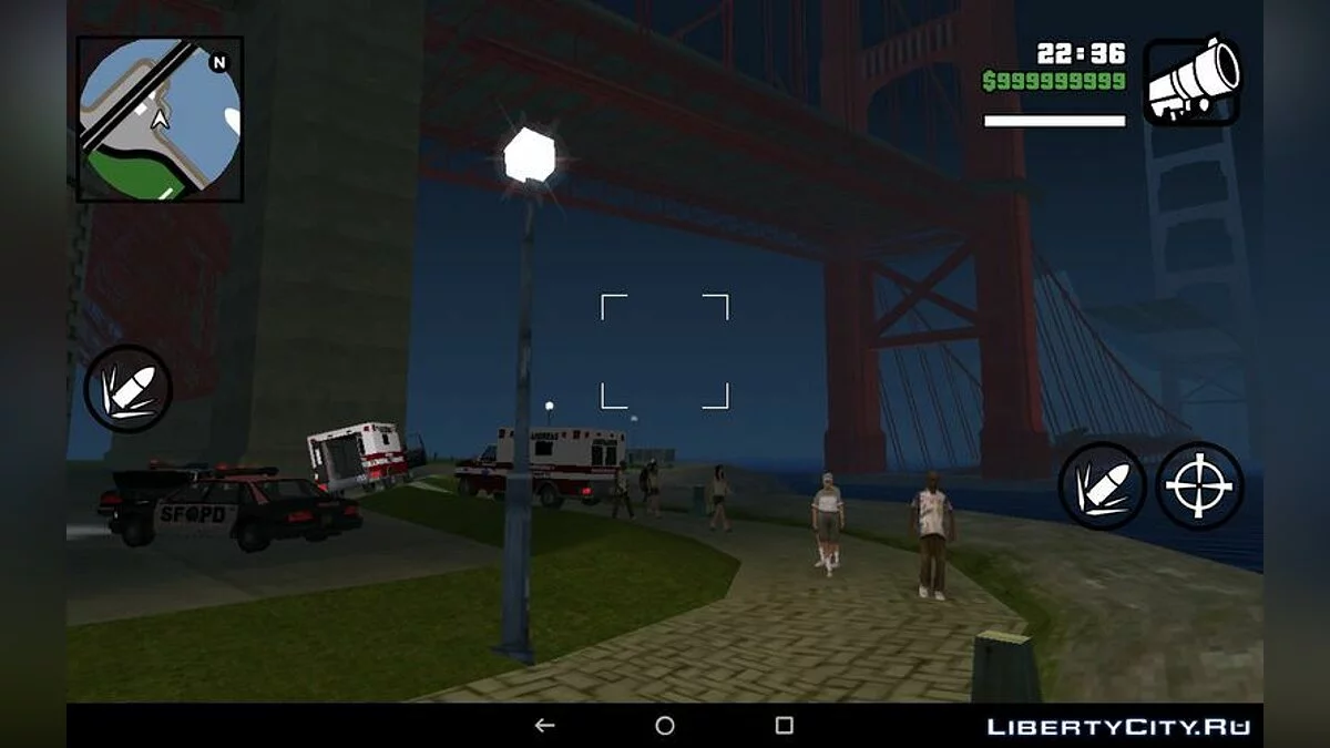 Разрушенный мост / GTA San Andreas (iOS, Android)