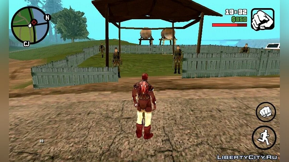 Реалистичная военная база / GTA San Andreas (iOS, Android)