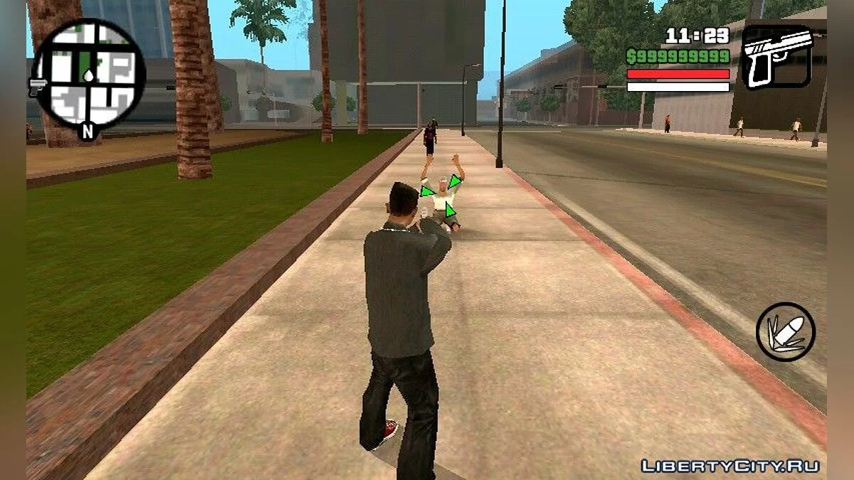 Анимация движений и оружия из GTA 4 / GTA San Andreas (iOS, Android)