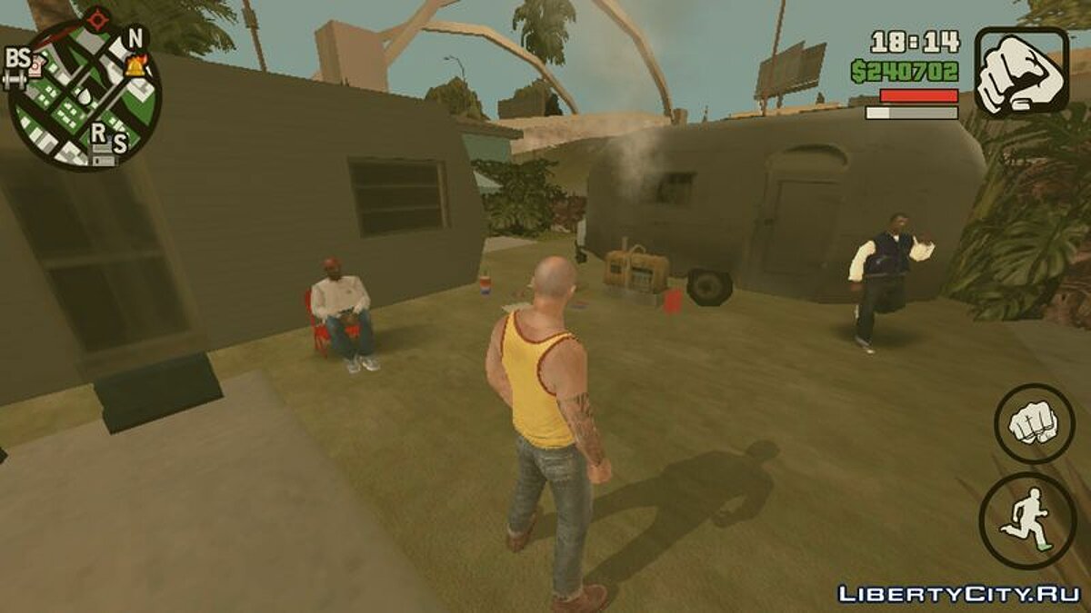 Скачать Гроув-стрит гетто для GTA San Andreas (iOS, Android)