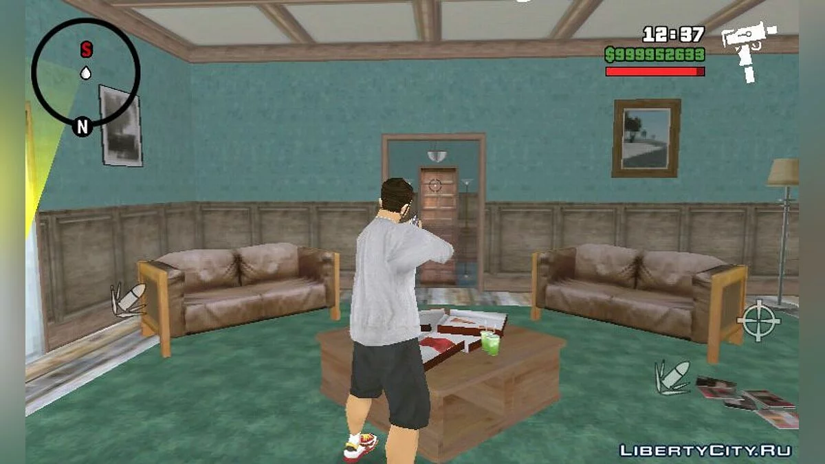 Оружие всегда в одной руке / GTA San Andreas (iOS, Android)