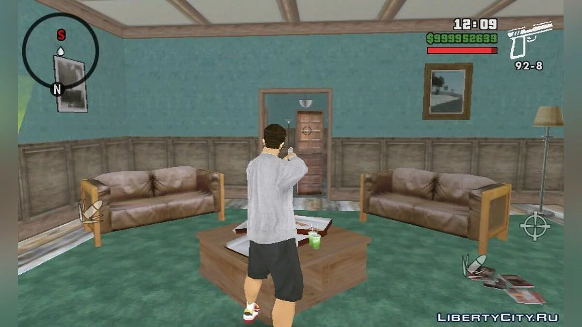 Оружие всегда в одной руке / GTA San Andreas (iOS, Android)