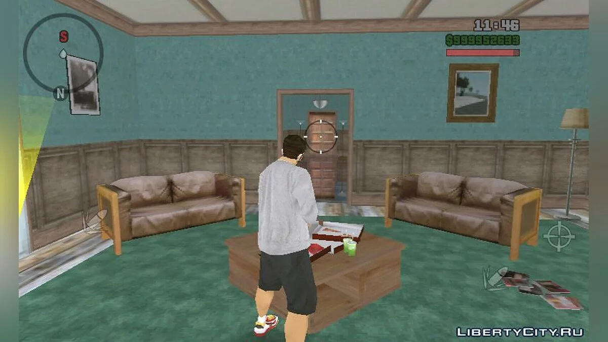 Оружие всегда в одной руке / GTA San Andreas (iOS, Android)
