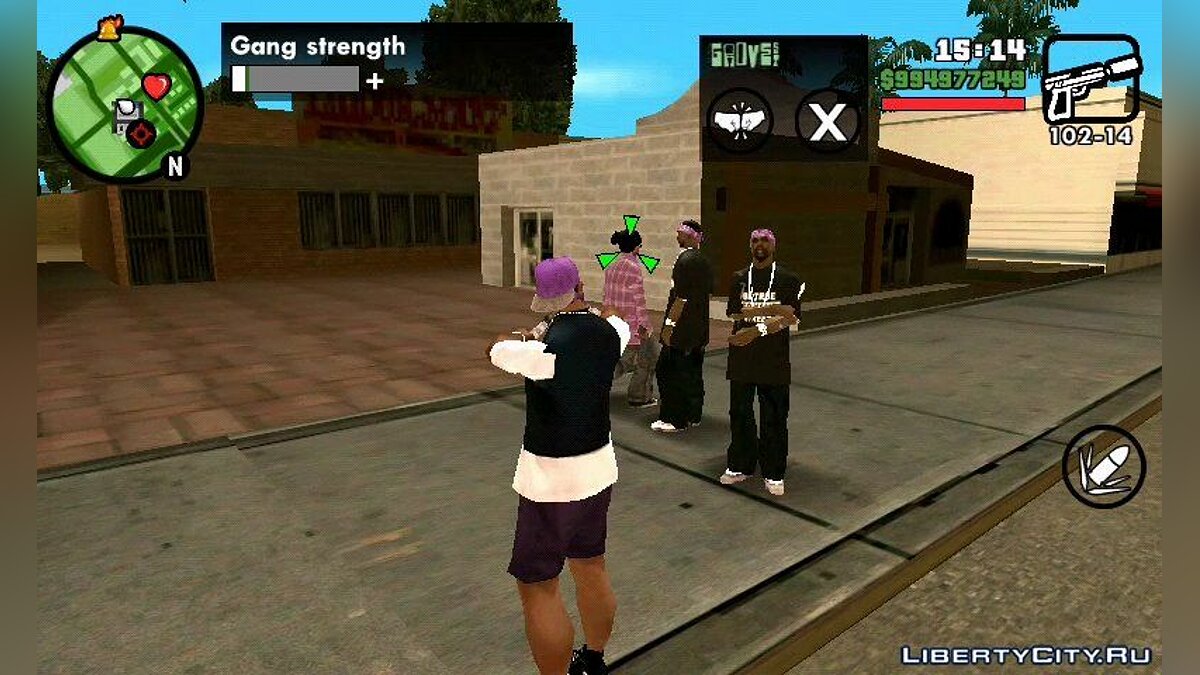 Скачать Вступите в банду Баллас для GTA San Andreas (iOS, Android)