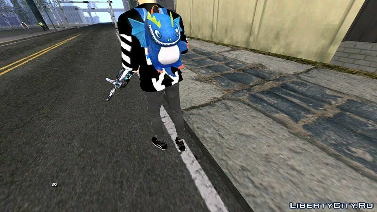 Рюкзак милый дракон / GTA San Andreas (iOS, Android)