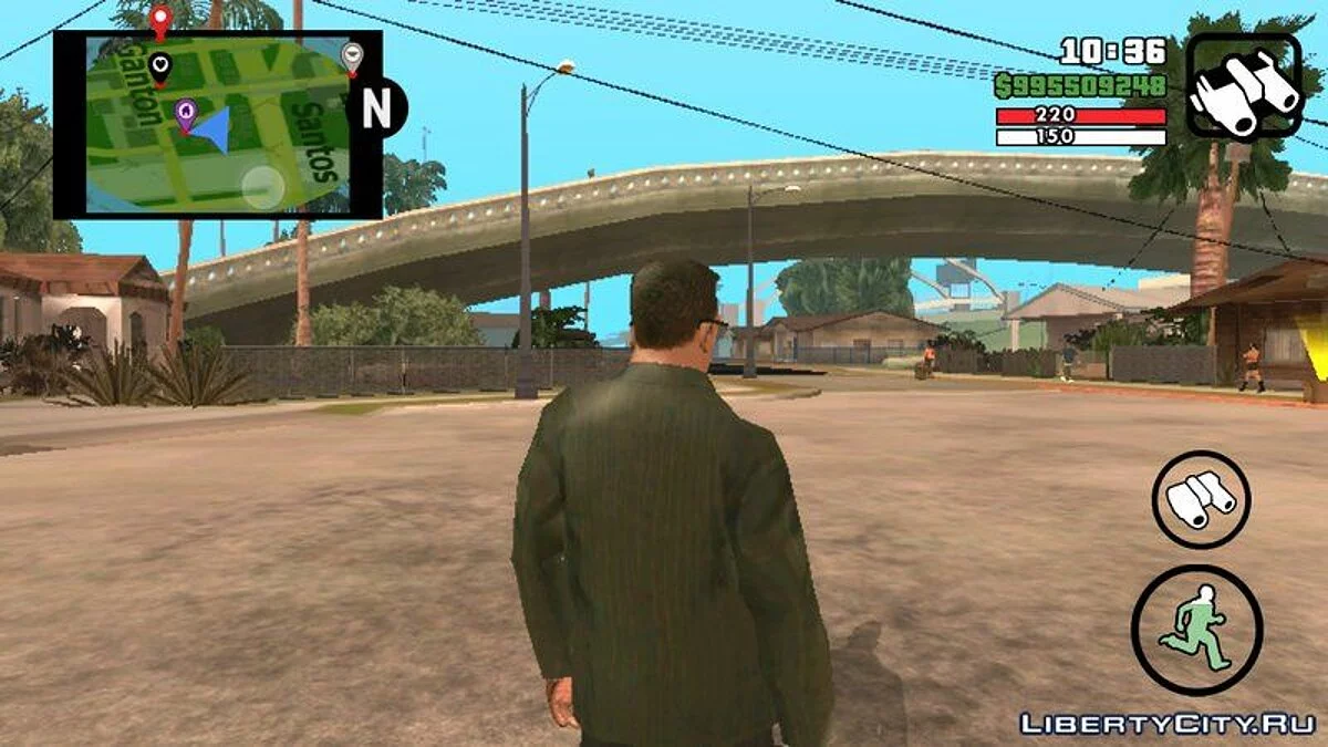 Новые маркеры на радаре и карта Google Maps / GTA San Andreas (iOS, Android)