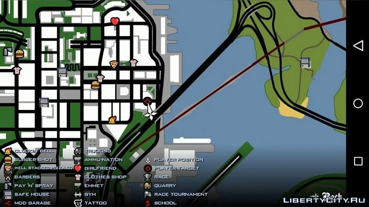 Возможность зайти в департамент полиции Сан-Фиерро / GTA San Andreas (iOS, Android)