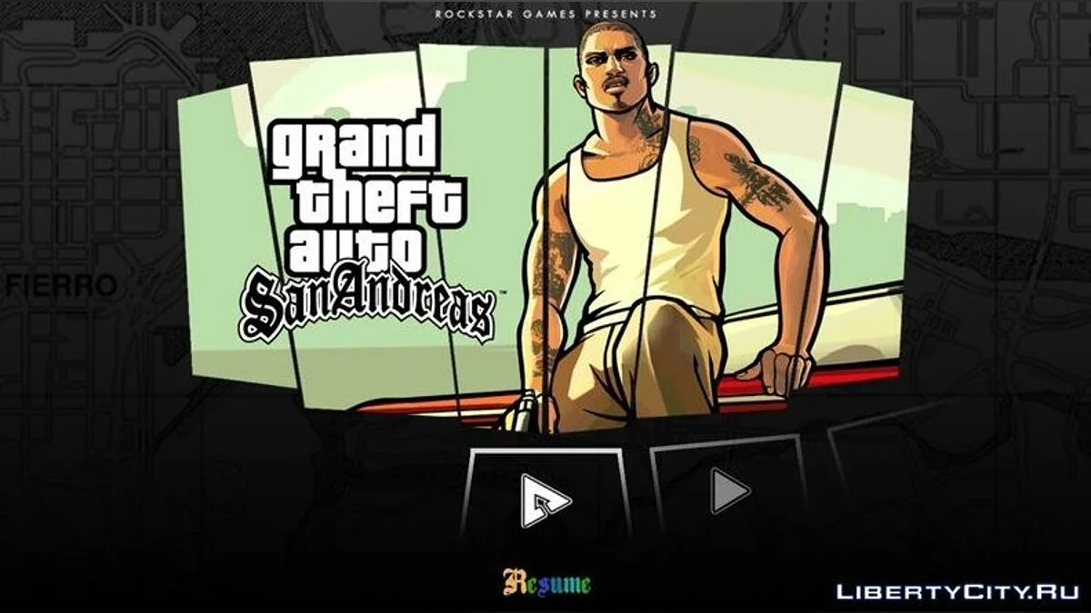 Цветные шрифты  / GTA San Andreas (iOS, Android)