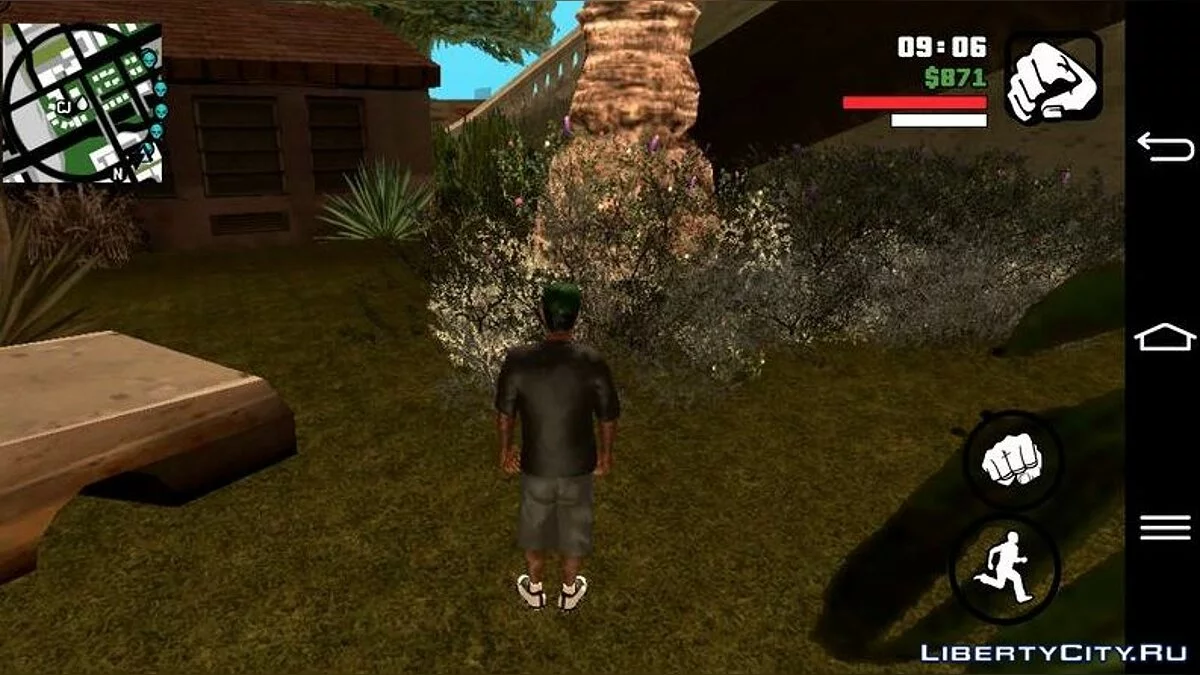 Растительность из GTA 5 V2 / GTA San Andreas (iOS, Android)