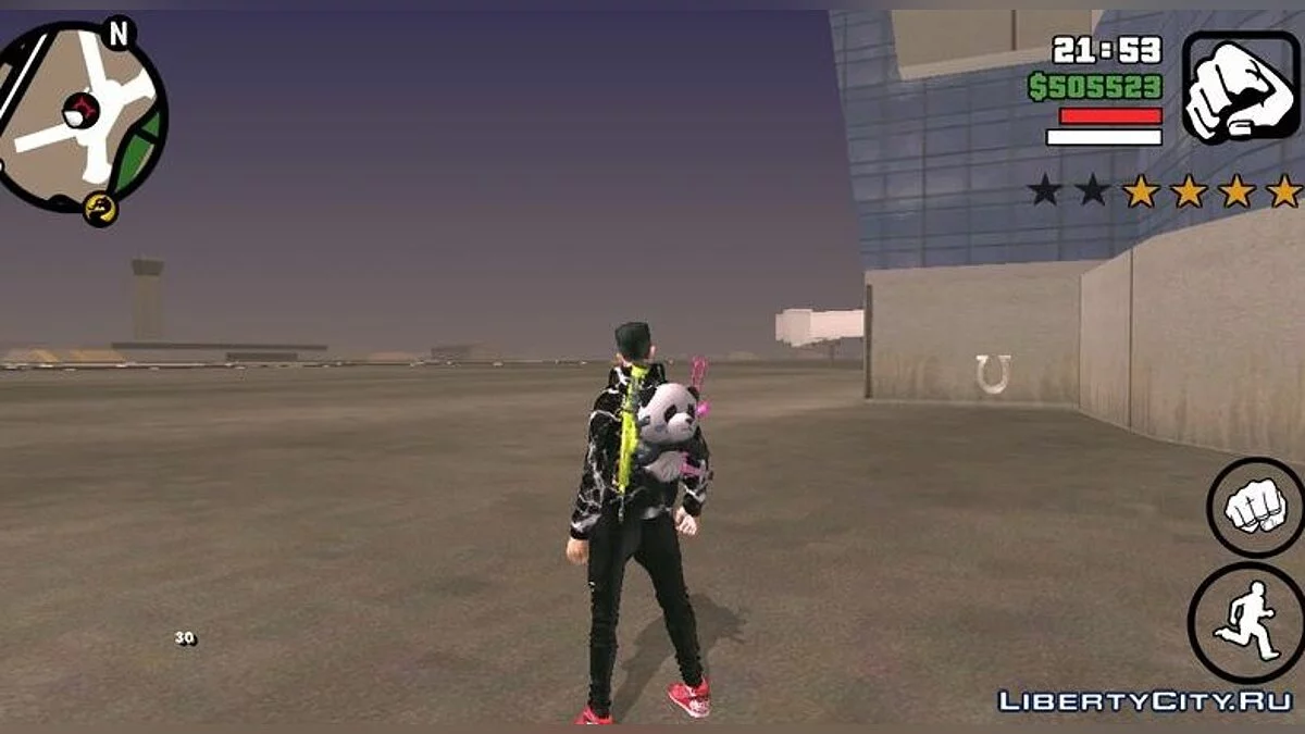 Рюкзак панда  / GTA San Andreas (iOS, Android)