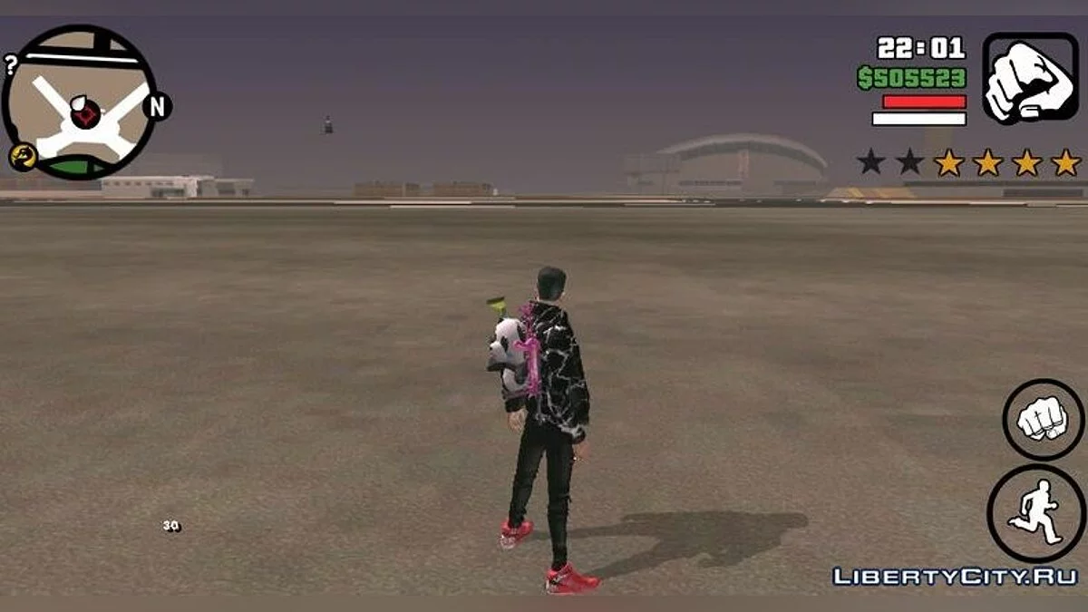 Рюкзак панда  / GTA San Andreas (iOS, Android)