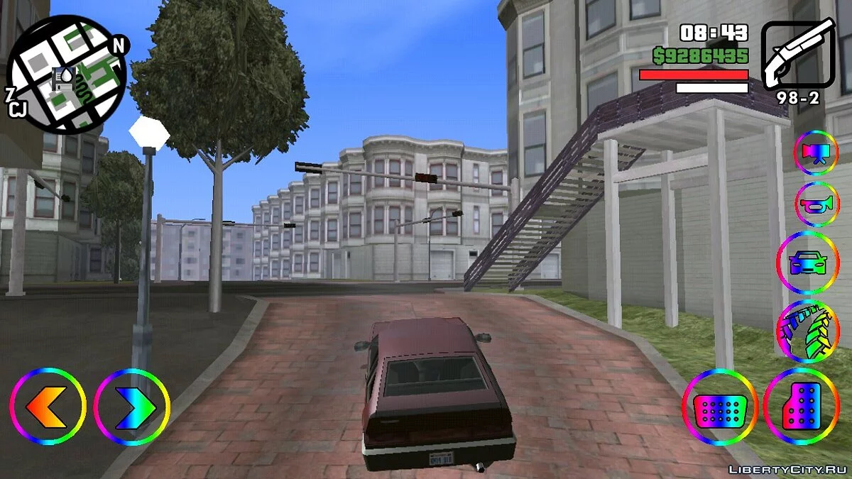 Градиентные кнопки  / GTA San Andreas (iOS, Android)