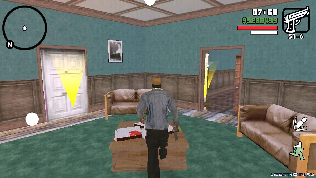 Прозрачные кнопки  / GTA San Andreas (iOS, Android)
