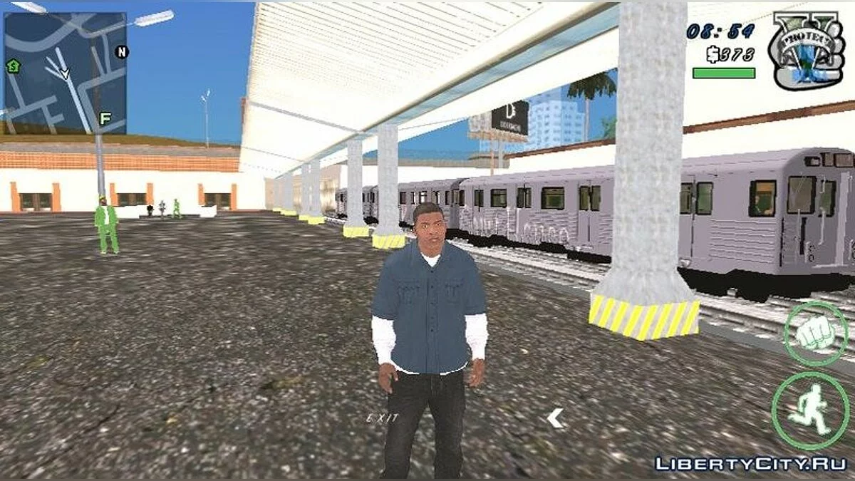 Вагон метро из GTA 4 (только DFF) / GTA San Andreas (iOS, Android)