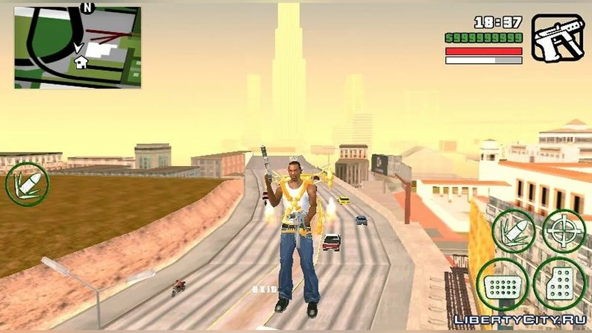 Золотой джетпак (только DFF) / GTA San Andreas (iOS, Android)