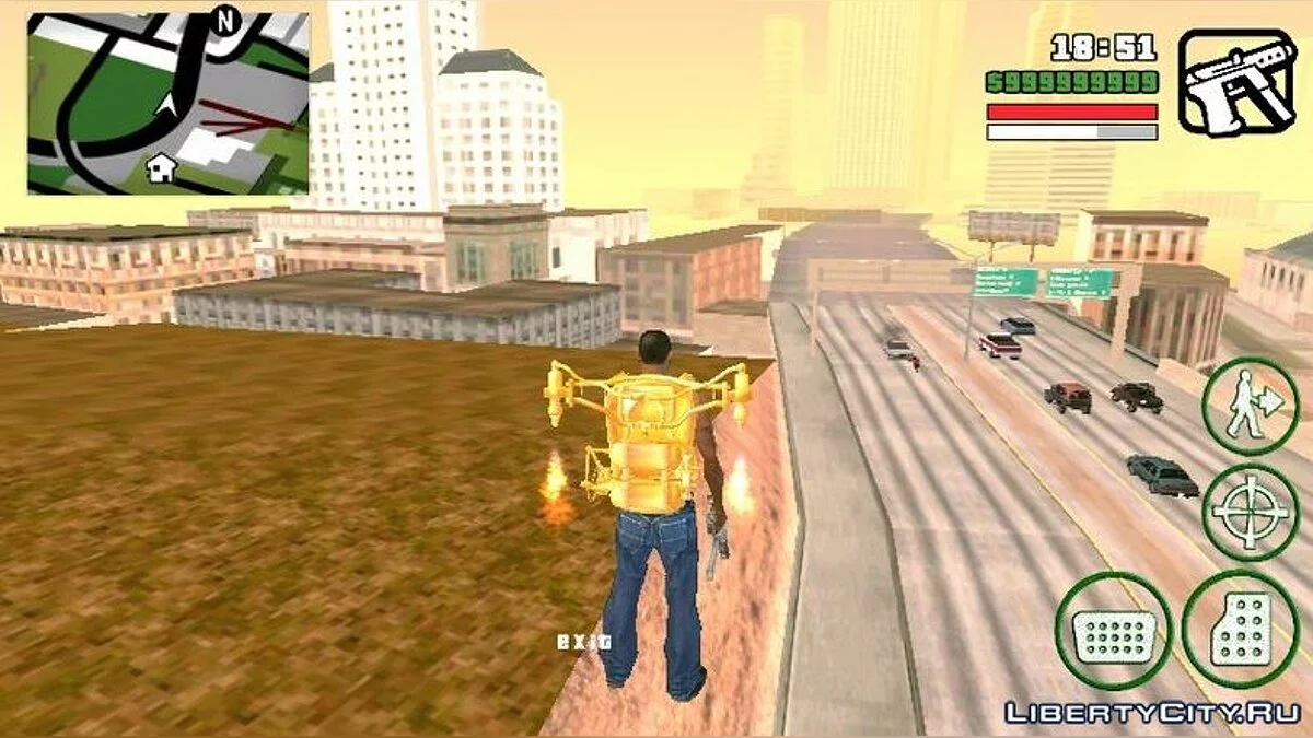 Золотой джетпак (только DFF) / GTA San Andreas (iOS, Android)
